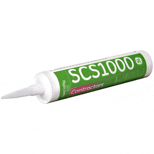 Hexion Canada Inc. CAULKING ADHESIVES Silicone GE SCS1000 300ml RN White 1002 20000166 construction essentails  construction companies near me construction companies Construction