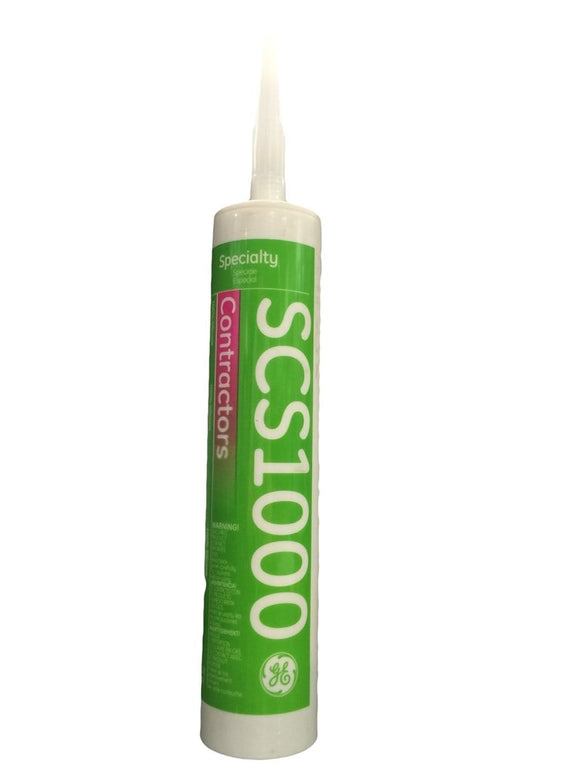 Hexion Canada Inc. CAULKING ADHESIVES Silicone GE SCS1700 Sanitary 300ml White 1702 20000174 construction essentails  construction companies near me construction companies Construction